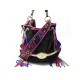 SAC A MAIN LANCEL BRIGITTE BARDOT BB FIESTA EDITION LIMITEE TOILE NOIR HAND BAG