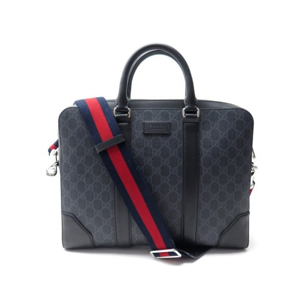 SACOCHE GUCCI TOILE SUPREME GG 474135 MONOGRAMME BANDOULIERE BRIEFCASE 1400€