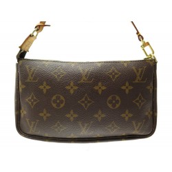 SAC A MAIN LOUIS VUITTON POCHETTE ACCESSOIRES NM EN TOILE MONOGRAM BAG 950€