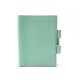 NEUF COUVERTURE PORTE AGENDA HERMES PM CUIR CHEVRE MYSORE TURQUOISE DIARY 277€