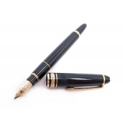 STYLO PLUME MONTBLANC MEISTERSTUCK MOZART PM RESINE NOIR CARTOUCHES PEN 440€