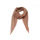 FOULARD HERMES GRAND LOSANGE EN CACHEMIRE ORANGE CHALE CASHMERE SCARF 615€