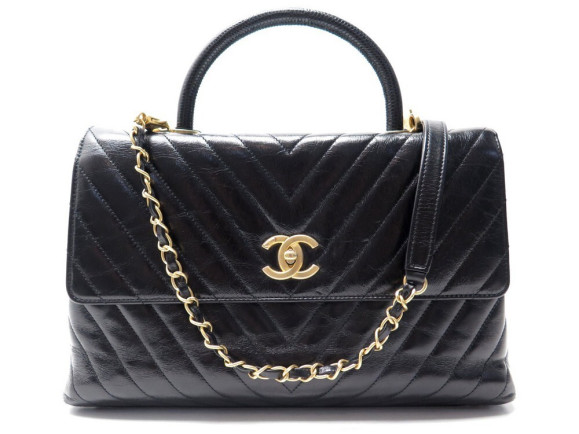 sac a main chanel coco handle gm bandouliere en