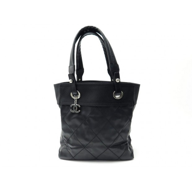 NEUF SAC A MAIN CHANEL PARIS BIARRITZ SHOPPING PM TOILE ENDUITE TOTE BAG 2200€