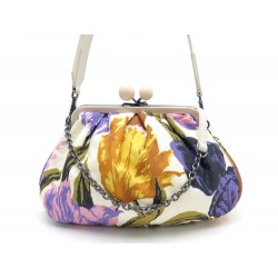 NEUF SAC WEEKEND MAX MARA PASTICCINO BANDOULIERE TOILE MULTICOLORE HAND BAG 219€