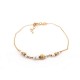 BRACELET PERLE DE LUNE 15 A 18 CM EN OR JAUNE 18K ET PERLES GOLD & PEARLS 365€