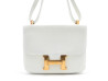  sac a main hermes constance 24 en cuir blanc