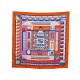 NEUF FOULARD HERMES A GARDEN OF SHAPES PEAKE CARRE 90 SOIE NEW SILK SCARF 410€