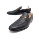 CHAUSSURES GUCCI MOCASSINS JORDAAN 406994 7.5 IT 42.5 FR EN CUIR NOIR SHOES 690€