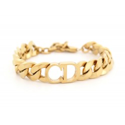 BRACELET CHRISTIAN DIOR GOURMETTE DANSEUSE ETOILE DORE + BOITE BANGLE 450€