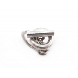 BAGUE HERMES CROISETTE MM TAILLE 50 ARGENT 925 H104586B BOITE SINVER RING 400€