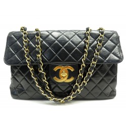 VINTAGE SAC A MAIN CHANEL TIMELESS MAXI JUMBO EN CUIR MATELASSE HAND BAG 10300€