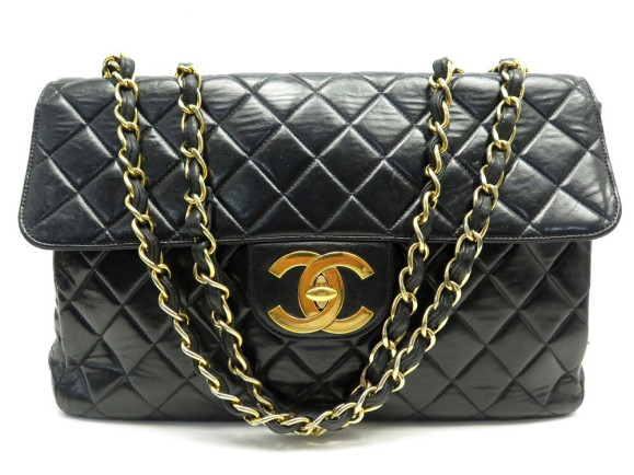 sac a main chanel timeless maxi jumbo en cuir