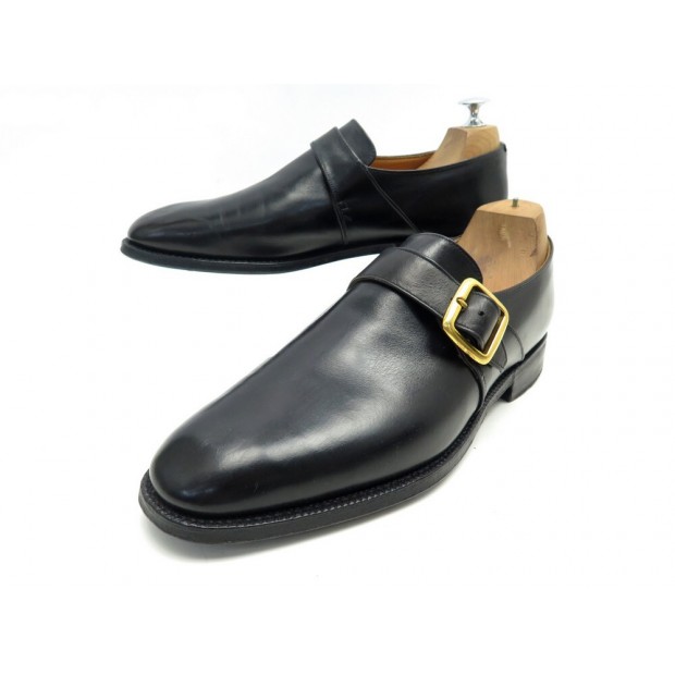 CHAUSSURES CHURCH'S MOCASSINS A BOUCLE WESTBURY 8F 42 EN CUIR NOIR SHOES 890€