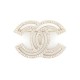 NEUF BROCHE CHANEL LOGO CC & STRASS A64746 EN METAL DORE NEW GOLDEN BROOCH 580€