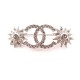 NEUF BROCHE CHANEL ETOILE LUNE LOGO CC STRASS PARIS DALLAS 2015 BROOCH 550€