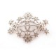 NEUF BIJOU BROCHE CHANEL GRANDE ETOILES STRASS ARGENTE BROOCH PARIS DALLAS 20€