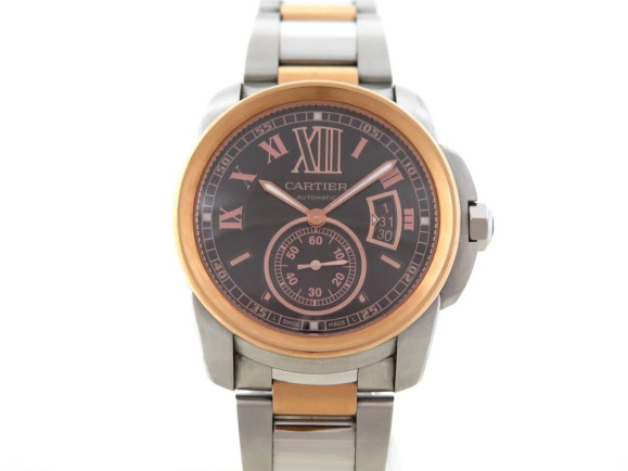 montre cartier calibre 3389 w7100036 automatique or
