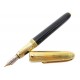 STYLO PLUME CARTIER PASHA CARTOUCHES LAQUE NOIRE & PLAQUE OR FOUNTAIN PEN 800€