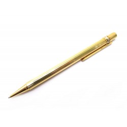 STYLO BILLE CARTIER TRINITY EN PLAQUE OR DORE + BOITE GOLDEN BALL PEN 380€