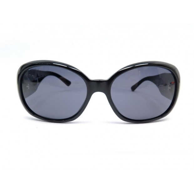 LUNETTES DE SOLEIL CHANEL CAMELIA 5113 EN RESINE NOIR + ETUI SUNGLASSES 445€