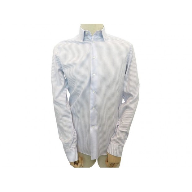 chemise louis vuitton m 48 homme en coton blanc