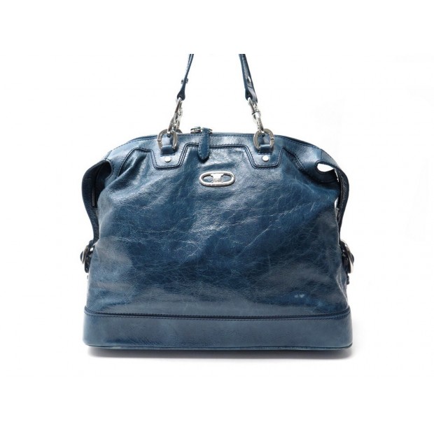 SAC A MAIN CELINE CABAS 35CM EN CUIR BLEU CANARD LEATHER HAND TOTE BAG 930€