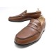 CHAUSSURES JM WESTON MOCASSINS 180 9C 43 FIN EN CUIR MARRON LOAFERS SHOES 695€