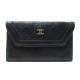 VINTAGE POCHETTE CHANEL TIMELESS EN CUIR MATELASSE 16CM TRAPEZE BLACK POUCH