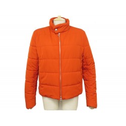 NEUF MANTEAU HERMES DOUDOUNE JOCKEY M 48 ORANGE NEW JACKET COAT 2300€