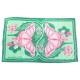 DRAP DE PLAGE HERMES PAPILLONS SERVIETTE DE BAIN COTON VERT BEACH TOWEL 475€