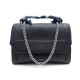 SAC A MAIN LANCEL NINON GM A09223 BANDOULIERE EN CUIR NOIR LEATHER HAND BAG 695€