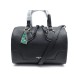 NEUF SAC A MAIN LANCEL IZY BOWLING A11517 BANDOULIERE CUIR NOIR NEW HANDBAG 595€