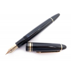 VINTAGE STYLO PLUME MONTBLANC MEISTERSTUCK 146 DORE 13659 NOIR PISTON PEN 645€