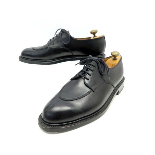 CHAUSSURES JM WESTON DERBY DEMI CHASSE 598 7.5C 41.5 CUIR NOIR EMBAUCHOIRS 945€