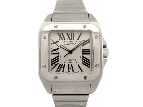 montre cartier santos 100 xl automatique 38mm acier
