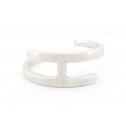 BRACELET HERMES MANCHETTE JONC H EN ARGENT 925 48GR SILVER STERLING CUFF 1490€