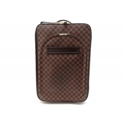 VALISE LOUIS VUITTON PEGASE 55 N23294 EN TOILE DAMIER EBENE CANVAS TROLLEY 2600€