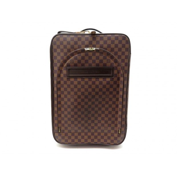 VALISE LOUIS VUITTON PEGASE 55 N23294 EN TOILE DAMIER EBENE CANVAS TROLLEY 2600€