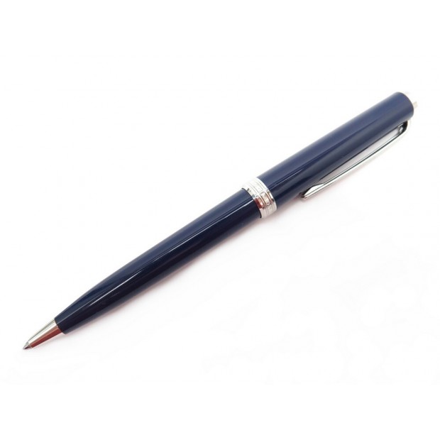 STYLO BILLE MONTBLANC PIX 114810 EN RESINE BLEU + BOITE BALLPOINT PEN 230€