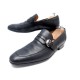 CHAUSSURES GUCCI MOCASSINS A BOUCLE 181812 EN CUIR NOIR 41E LEATHER SHOES 670€