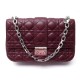 SAC A MAIN CHRISTIAN DIOR MISS BANDOULIERE CUIR CANNAGE BORDEAUX HAND BAG 2520€