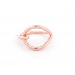 ANNEAU DE FOULARD HERMES JUMBO XL EN PLAQUE OR ROSE PINK GOLD SCARF RING 225€