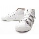 CHAUSSURES BASKETS CHLOE SUSANNA 37 CHC18S21 EN CUIR BLANC LEATHER SHOES 595€