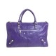 NEUF SAC A MAIN BALENCIAGA GIANT 12 WORK SILVER 285451 EN CUIR VIOLET BAG 1815€