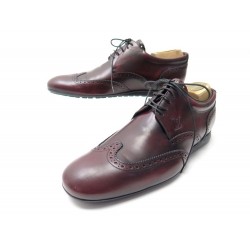 CHAUSSURES LOUIS VUITTON DERBY GRAMERCY 8 42 EN CUIR BORDEAUX LEATHER SHOES 800€