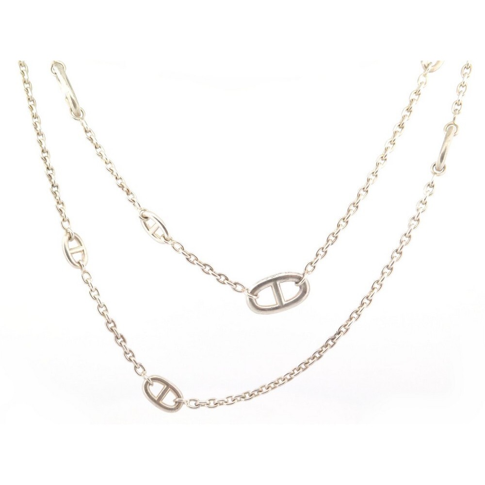 collier hermes sautoir farandole 120cm en argent