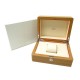 NEUF RARE BOITE POUR MONTRE OMEGA SEAMASTER SPEEDMASTER BOIS VERNIS WATCH BOX