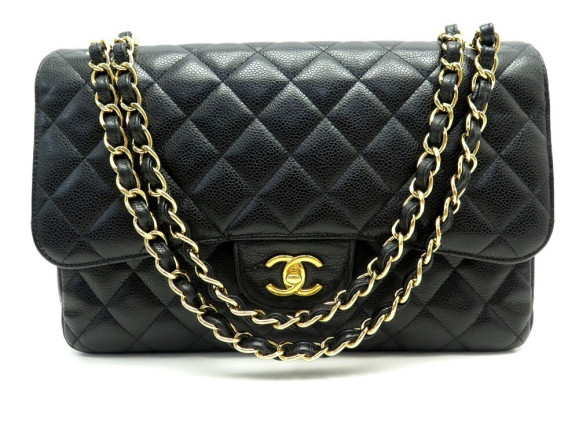sac a main chanel classique timeless jumbo en cuir