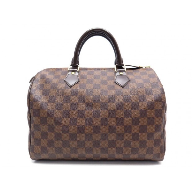 SAC A MAIN LOUIS VUITTON SPEEDY 30 N41364 EN TOILE DAMIER EBENE HAND BAG 1150€